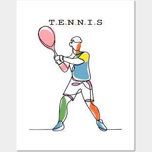 Tennis Sport Posters and Art